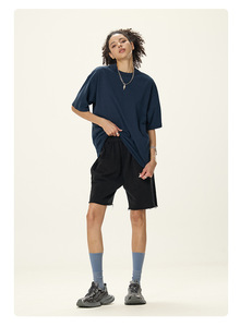 تي شيرت رجالي عصري بتصميم جديد وجودة عالية من ماركة مشهورة، فضفاض وعصري، مخصص للرياضة والاستخدام اليومي، مصنوع من القطن 100٪، مقاس كبير - Product Image 4