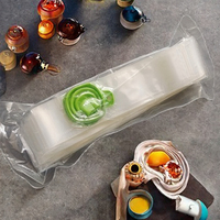 Sacs transparents personnalisés pour sucettes glacées, emballage PE auto-scellant, logo imprimé DIY pour eau minérale, soda, boissons énergisantes