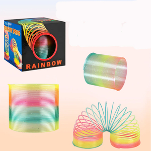 Hot Sell Large Jumbo Plastic Rainbow Circle <strong>Toy</strong> for Children Aged 5 to 7 Classic for Magic <strong>Slinkying</strong> Spring Coil <strong>Toy</strong> - Product Image 2