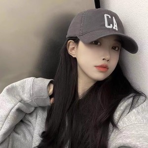 Baseball Cap Ca Logo Unisex Cotton Canvas Sun Protection <b>Hat</b> <b>Summer</b> Duckbill Casual Wear - Product Image 3
