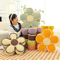 Coussin de canapé de haute qualité pour la maison, coussin décoratif en forme de fleur, coussin confortable en peluche pour siège