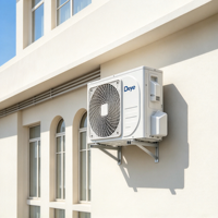 AC Hybrid Tenaga Surya Multizona OEM Deye Multi Split 1 Unit Luar 4 Unit Dalam AC DC Inverter Solar Aircon