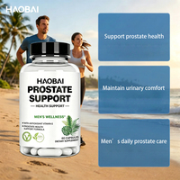 Fabricant de compléments alimentaires, capsules de soutien de la prostate pour hommes adultes, vente en gros personnalisée, OEM/ODM, compléments à activité antioxydante