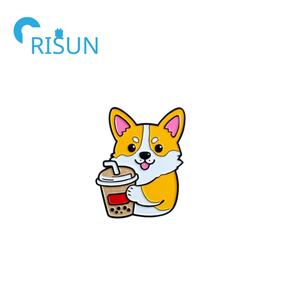 Fabrication personnalisée mignon belle Animal chien <span class=keywords><strong>Corgi</strong></span> émail broche <span class=keywords><strong>Corgi</strong></span> chien émail broche Badge <span class=keywords><strong>Corgi</strong></span> amour bout à bout bijoux épinglette - Product Image 2
