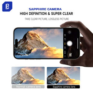 Objectif d'appareil photo saphir en verre trempé 9H pour protéger le télé<span class=keywords><strong>phone</strong></span> portable pour iphone 15 Pro Max Plus 14 17 Pro Max iphone 16 Pro Max - Product Image 4