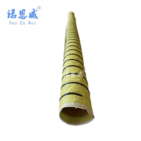 Conduit flexible d'isolation de climatiseur en spirale populaire tuyau en plastique PCA conduit de Ventilation tuyau isolé