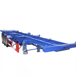 Chasis de Contenedor de Acero de 20 y 40 Pies, Semirremolque Esqueleto de 45 Pies con Capacidad de Carga Máxima de 50T para Remolques de Camiones Portacontenedores - Product Image 2