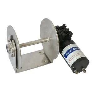 Mini argano elettrico dell'ancora 12V 24V dell'argano del tamburo 400W per gli accessori della barca dell'yacht della nave altri rifornimenti marini JVW-010