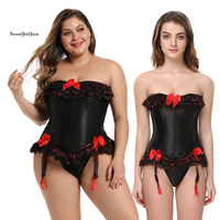 Corset Bustier Amincissant Grande Taille pour Femme, en Satin Polyester Spandex à Séchage Rapide, Idéal pour Soirées et Cosplay