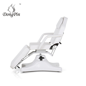 เตียงนวดเสริมความงาม Dongpin รุ่น DP-8222 ไฮดรอลิก หุ้มหนัง PVC สีขาว สำหรับใช้งานเชิงพาณิชย์ - Product Image 5
