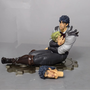 Figura de Manga de 11 cm, Estatua de JoJo's Bizarre Adventure, Jonathan <span class=keywords><strong>Joestar</strong></span> y Dio, Dos Cabezas Intercambiables, Figura de PVC, Juguetes de Anime, Regalo - Product Image 1