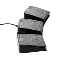 FS2020U1 USB Foot Switch Control Key Customized Computer Keyboard Action Pedal for Medical Devices Instruments Computers Office
