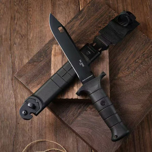 Couteau professionnel multi-usage à lame fixe en acier inoxydable FK2000, manche G10 vert, qualité DIY, personnalisable OEM - Product Image 5