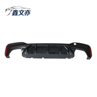 Diffuseur arrière noir direct usine pour BMW Série 5 G30 G38 M5 2016-2023 – Pièces de mise à niveau pour lèvre de pare-chocs et spoiler