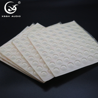 Almohadillas de Silicona Transparentes Impermeables Antideslizantes, Puntos de Goma Amortiguadores de Impactos para Altavoces y Amplificadores, Reducción de Vibraciones