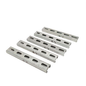 Bonne qualité C <span class=keywords><strong>montage</strong></span> perforé Unistrut canal C canal acier pour Construction Rail <span class=keywords><strong>de</strong></span> guidage linéaire à faible coût - Product Image 2
