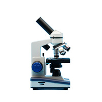 C-23 Student Science Microscope with Double-Layer Mechanical Platform LED Light Source Monocular Microscope