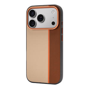 Funda para Teléfono de Cuero PU con Bloques de Color, Compatible con <span class=keywords><strong>iPhone</strong></span> 14, 15, 16, 17 <span class=keywords><strong>Pro</strong></span> Max, <span class=keywords><strong>13</strong></span> y Modelos N52, con Protección Contra Caídas - Product Image 4