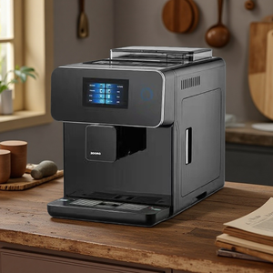 Machine à café intelligente commerciale entièrement automatique A10, grand réservoir, pour le bureau, brassage américain et italien, pour les entreprises d'exportation - Product Image 1