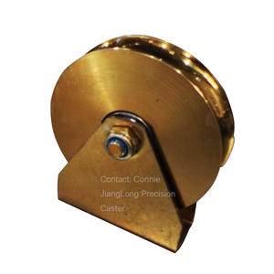 Petite roulette de <span class=keywords><strong>porte</strong></span> <span class=keywords><strong>coulissante</strong></span> en forme de U 100mm roue de rouleaux de <span class=keywords><strong>porte</strong></span> en acier <span class=keywords><strong>pour</strong></span> portes coulissantes - Product Image 1