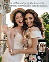 Télécommande sans fil pour tourne-page de liseuse Kindle, compatible Bluetooth avec iPhone, iPad, Android, pour défilement vidéo et déclencheur d'appareil photo