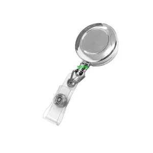 Rundes Plastik abzeichen YOYO Electro plate Chrome Square Badge Reel ID-Karten halter