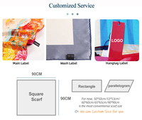 33*33 CM Haute Qualité Personnalisé Numérique Imprimé Hanky Fabrication Costume Accessoires 100% Polyester Poche Carré