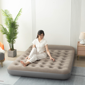 Wholesale Camping Air Bed Custom Logo Single Twin Size Air <strong>Mattress</strong> with Built-in Pump <strong>Inflatable</strong> <strong>Mattress</strong> Home Park - Product Image 1