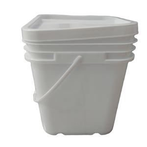 Vente en gros Seau d'emballage de qualité alimentaire Seau en plastique 20L25L avec couvercle et poignée - Product Image 1