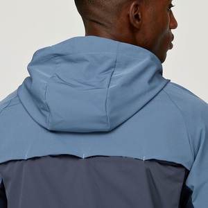 Veste de sport imperméable et coupe-vent à manches longues avec logo réfléchissant, couleur personnalisée, légère, nouvelle collection pour hommes 2024 - Product Image 6