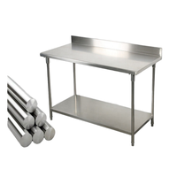 Table de travail en acier inoxydable 201/304 à 3 niveaux, vente directe usine, table de préparation pour cuisine commerciale, grand MOQ, revendeur