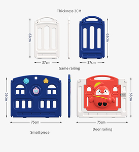 Design moderno per interni in plastica pieghevole recinzione box cortile gioco per bambini bambini parco giochi giocattolo per camera da letto - Product Image 6
