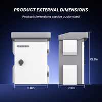 Boîtier de distribution électrique extérieur OEM ODM, boîte électrique étanche IP55, boîtier extérieur ventilé