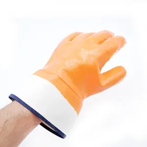 Range Cotton Jersey Nitrile Wear Resistant Nitrile Coated Cut Resistant Hand Safety Gloves