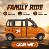 Kendaraan Listrik Dewasa Roda Empat Tenaga Surya untuk Dewasa Carro Electrico 2024 Laris Mini