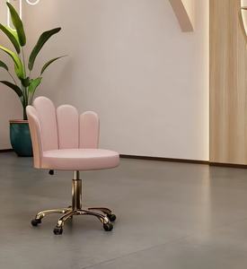 Chaise de technicien en tissu pour salon de coiffure et de beauté, mobilier de salon de beauté - Product Image 1