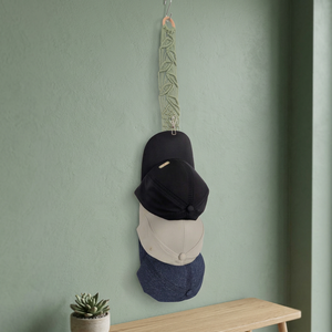 Custom Boho Decor Unique Design Macrame Hat Hanger Customizable Cap Rope <b>Beach</b> Hats Holders Wall Mounted 4 Hats Capacity Plant - Product Image 2