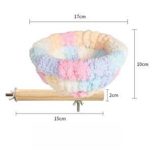 Fluffy Bird Sleeping Snuggle Hut Bed Maison d'<span class=keywords><strong>oiseau</strong></span> d'élevage pour <span class=keywords><strong>nid</strong></span> d'<span class=keywords><strong>oiseau</strong></span> Conure - Product Image 4