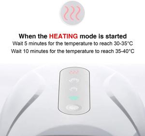 Masajeador de manos portátil inalámbrico, masajeador de dedos con calefacción, vibrador presurizado, para calmar las manos, gran oferta de Amazon - Product Image 3