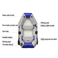 Bateau gonflable multi-personnes de 1,75 à 3,3 m pour la pêche et le sauvetage, mini-bateaux gonflables en PVC