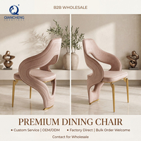 Chaise de salle à manger de luxe moderne haut de gamme en acier inoxydable pour hôtel, mariage, location, salon, salle à manger, restaurant, mobilier