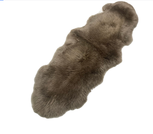 100% laine de zélande fait à la main cheveux longs tapis en <span class=keywords><strong>peau</strong></span> de mouton coloré Double tapis en <span class=keywords><strong>peau</strong></span> d'agneau pour la maison salon chambre haut Rectangle couloir - Product Image 4