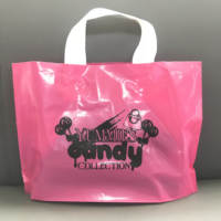 Offre Spéciale grands sacs en plastique avec poignées en plastique de boucle molle sacs flexi poignée