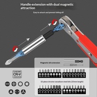 Boîte à outils de 48 pièces avec douilles, embouts et clé à cliquet pour mécaniciens et usage domestique