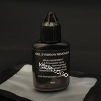 Dissolvant de Gel Transparent pour Sourcils – Adhésif en Gelée Transparente – Marque Privée – Votre Logo – Dissolvant de Gel Adhésif Transparent pour Sourcils
