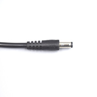 Cable Convertidor USB a DC 5.5mm X 2.1mm de 5V a 12V con Conductor de Cobre Puro, Revestimiento de PVC y Blindaje Trenzado para Uso en Computadoras
