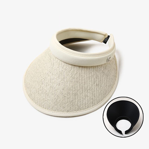 Visière d'été tendance pour femme, grande visière pliable, protection UV UPF50+, idéale pour la plage, les voyages, le cyclisme en plein air - Product Image 3