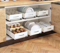 Lemari Dapur Gantung Dinding Tahan Air Ramah Lingkungan Bergaya Kayu Solid Tradisional Set Perabot Dapur Modular Modern