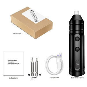 Tournevis électrique sans fil portable 10 en 1 avec charge USB, outils électriques automatiques avec embouts multifonctions pour le bricolage - Product Image 4