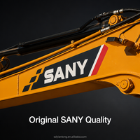 Mini-excavatrice Sany 60 de 6 tonnes d'occasion, modèle 2020, moteur Cummins, commande PLC, hydraulique Kawasaki, godet de 0,23 m pour travaux routiers et de terrassement